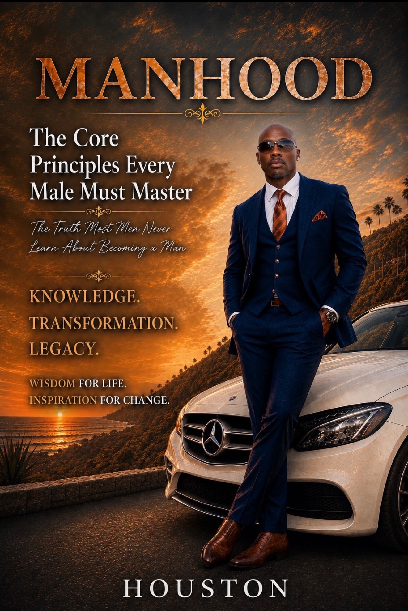 MANHOOD book cover by Houston